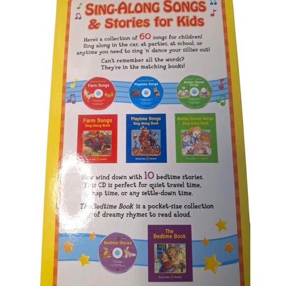 Sunny Day Studios Sing-along Songs & Stories for Kids 4 CDs and Books - Picture 8 of 8